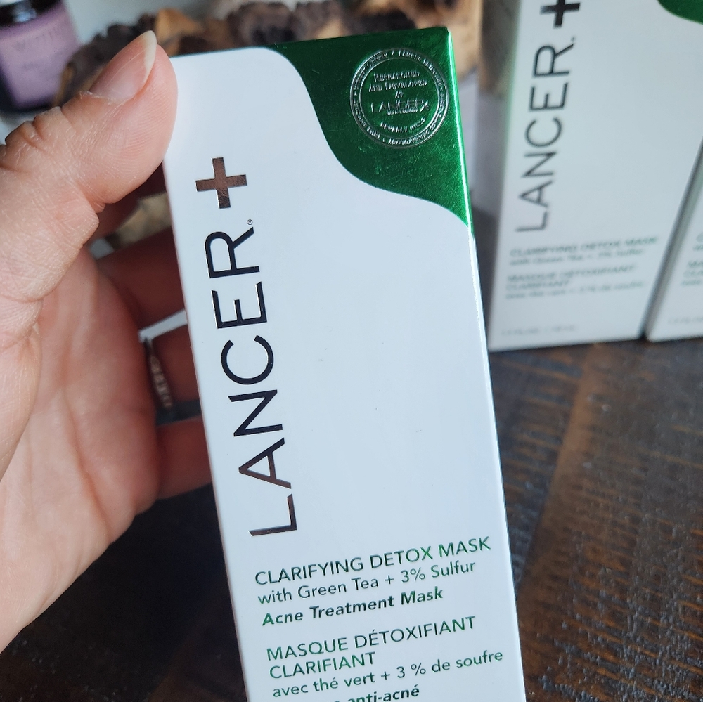 Lancer Clarifying Detox Green Tea Mask For Oily Acne Prone Skin